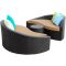 LexMod Twirl Lazy Outdoor Wicker